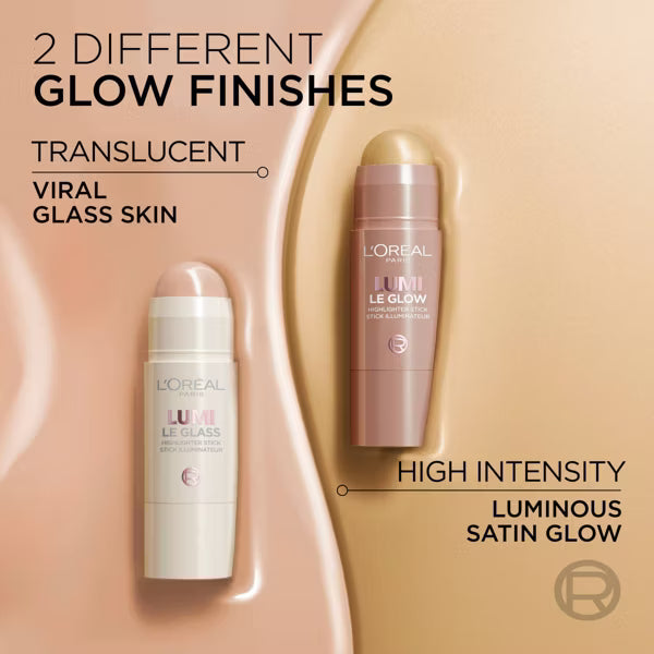 L'ORÉAL PARIS Lumi Le Glass Highlighter Stick, 625 Glassy Sunset Amour, 0.17 oz-071249693445-LR-356360-9-LR eShop
