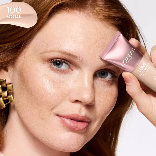 L'ORÉAL PARIS Lumi Le Glow Tint Liquid Skin Tint, 100 Cool, 0.84 fl. oz.-071249692493-LR-356342-4-LR eShop