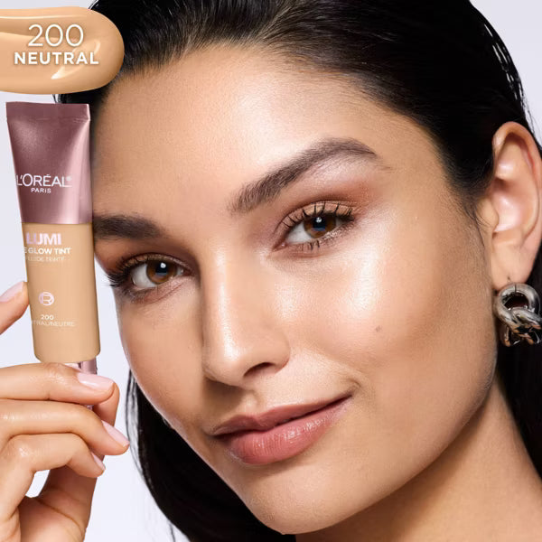 L'ORÉAL PARIS Lumi Le Glow Tint Liquid Skin Tint, 200 Neutral, 0.84 fl. oz.-071249692547-LR-356347-4-LR eShop