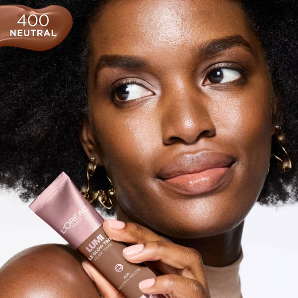 L'ORÉAL PARIS Lumi Le Glow Tint Liquid Skin Tint, 400 Neutral, 0.84 fl. oz.-071249692639-LR-356354-4-LR eShop