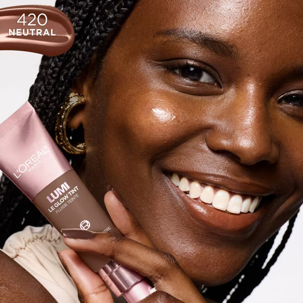 L'ORÉAL PARIS Lumi Le Glow Tint Liquid Skin Tint, 420 Neutral, 0.84 fl. oz.-071249692653-LR-356356-4-LR eShop