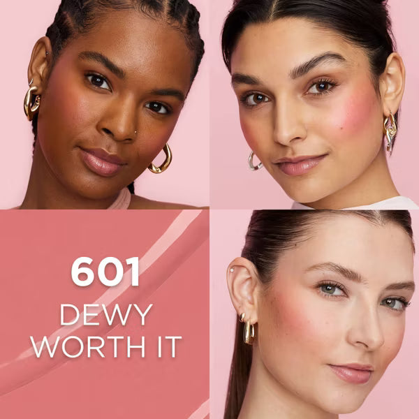L'ORÉAL PARIS Lumi Le Liquid Blush, Intense Liquid Pigments, 601 Dewy Worth It, 0.33 fl oz-071249690581-LR-354602-4-LR eShop
