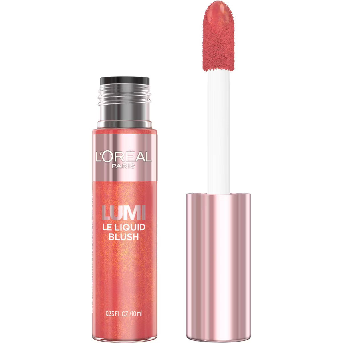 L'ORÉAL PARIS Lumi Le Liquid Blush, Intense Liquid Pigments, 625 Glowy Gold Pink, 0.33 fl oz-071249690611-LR-354605-1-LR eShop