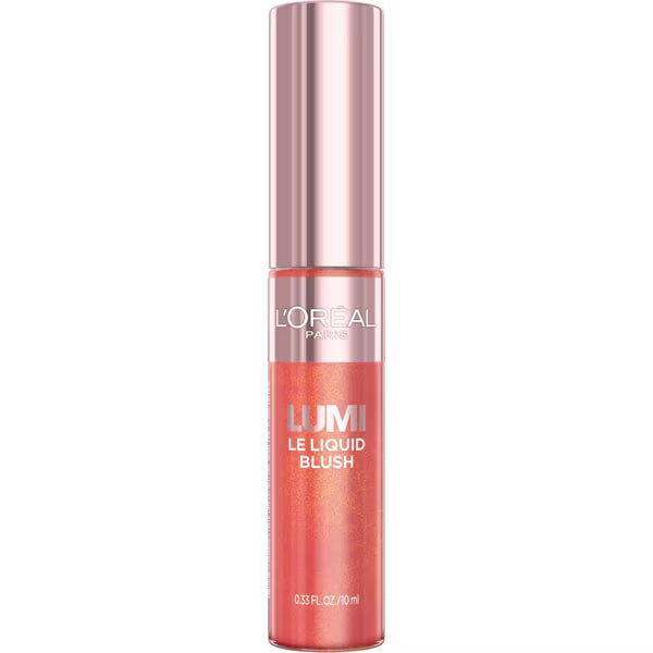 L'ORÉAL PARIS Lumi Le Liquid Blush, Intense Liquid Pigments, 625 Glowy Gold Pink, 0.33 fl oz-071249690611-LR-354605-5-LR eShop