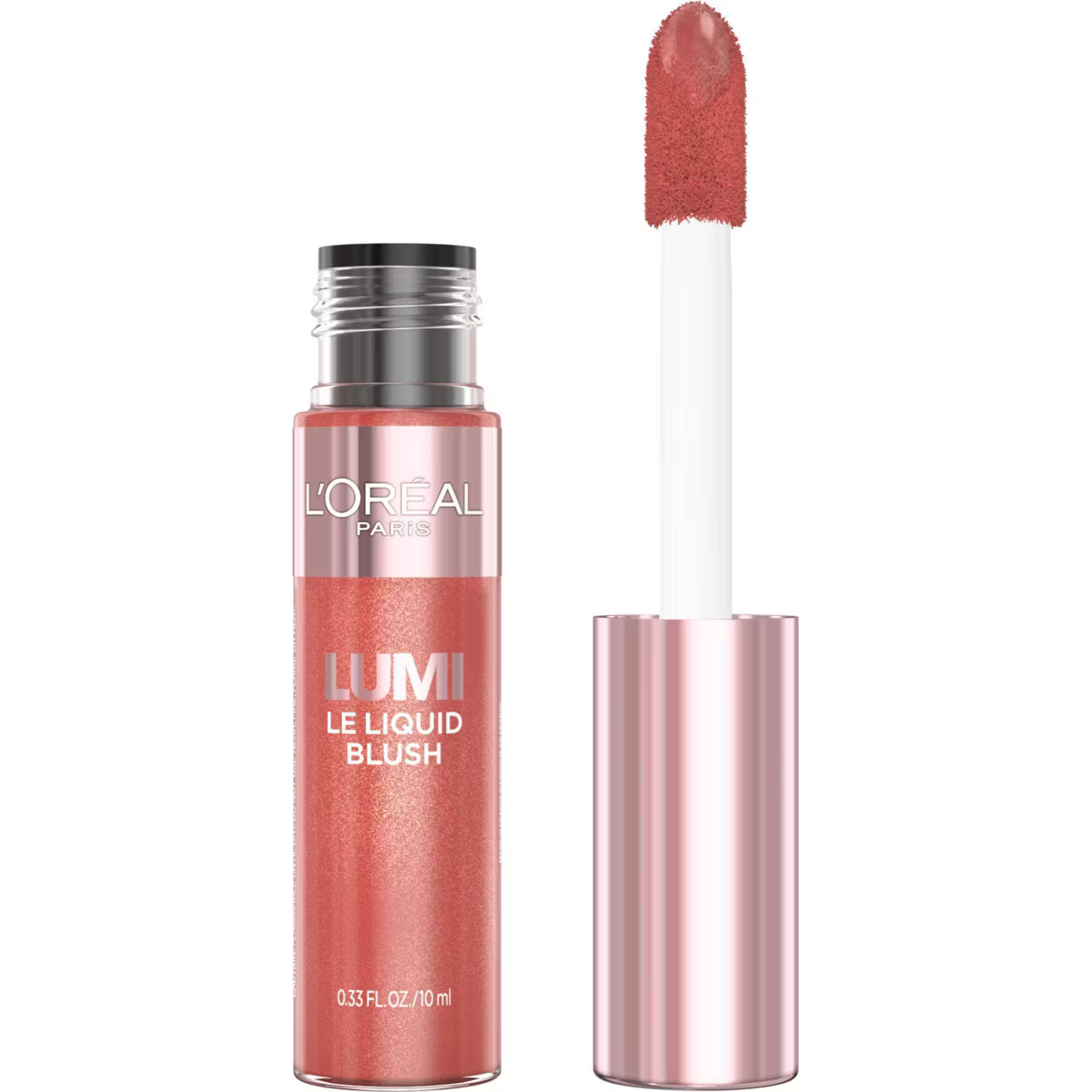 L'ORÉAL PARIS Lumi Le Liquid Blush, Intense Liquid Pigments, 630 Glowy True Rose, 0.33 fl oz-071249690628-LR-354606-1-LR eShop