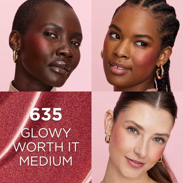 L'ORÉAL PARIS Lumi Le Liquid Blush, Intense Liquid Pigments, 635 Glowy Worth It Medium, 0.33 fl oz-071249690635-LR-354607-4-LR eShop