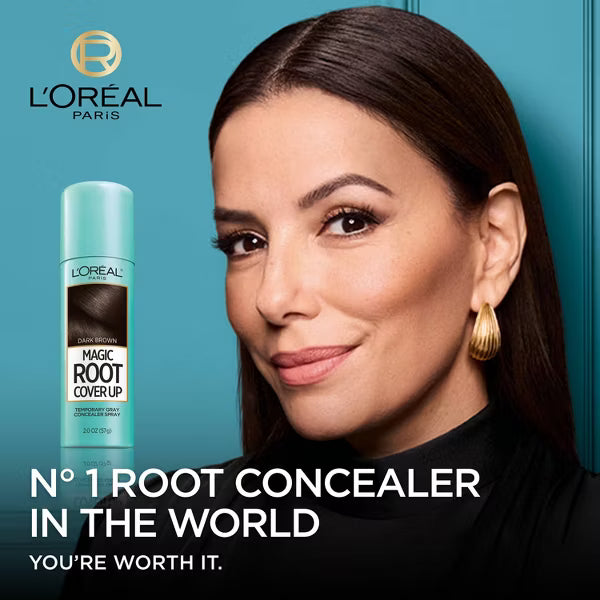 L'ORÉAL PARIS Magic Root Cover Up Temporary Gray Concealer Spray, Black, 2 oz.-071249318577-LR-296008-8-LR eShop