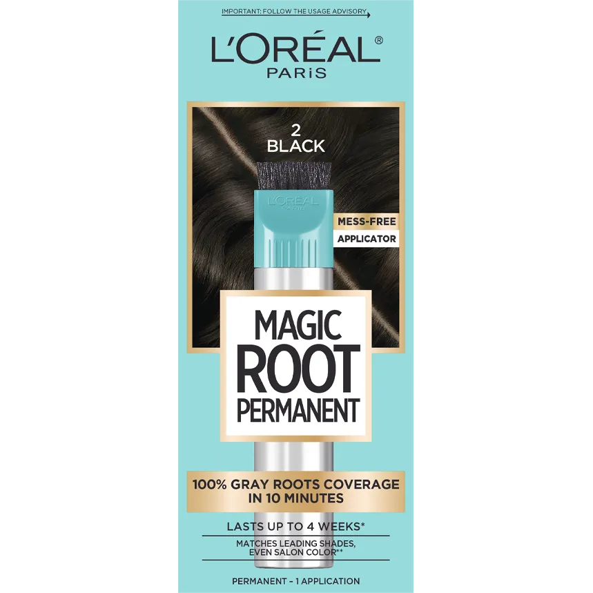 L'ORÉAL PARIS Magic Root Rescue 10 Minute Root Coloring Kit - 2 Black-071249402405-LR-361769-1-LR eShop