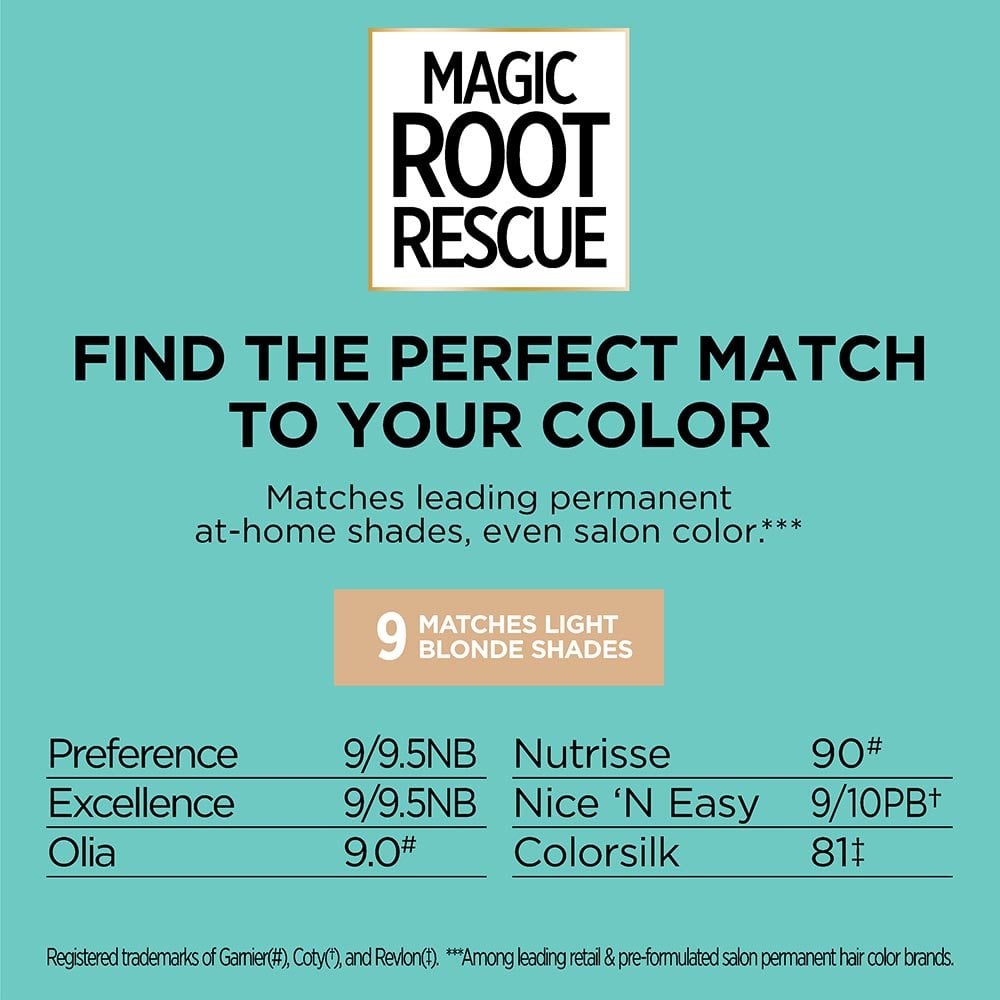 L'ORÉAL PARIS Magic Root Rescue 10 Minute Root Coloring Kit - 9 Light Blonde-071249168707-LR-361721-3-LR eShop