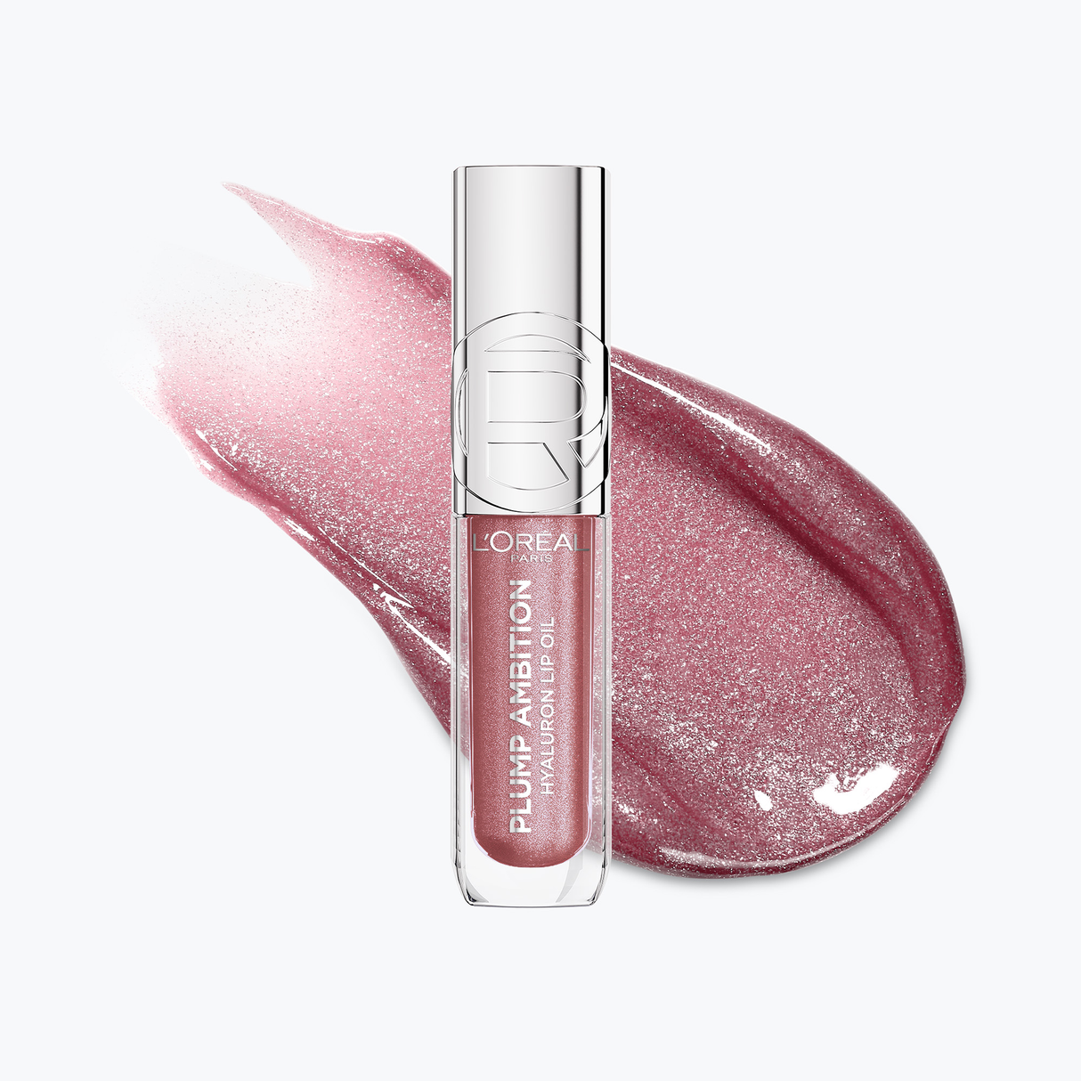 L'ORÉAL PARIS Plump Ambition Hyaluron Tinted Shimmer Lip Oil Plumping Lip Gloss, Rosewood Lights, 0.16 fl oz-071249710227-LR-362527-2-LR eShop