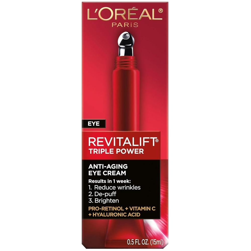 L'ORÉAL PARIS Revitalift Triple Power Eye Treatment, Anti Aging, 0.5 fl. oz.-071249227923-LR-251697-1-LR eShop