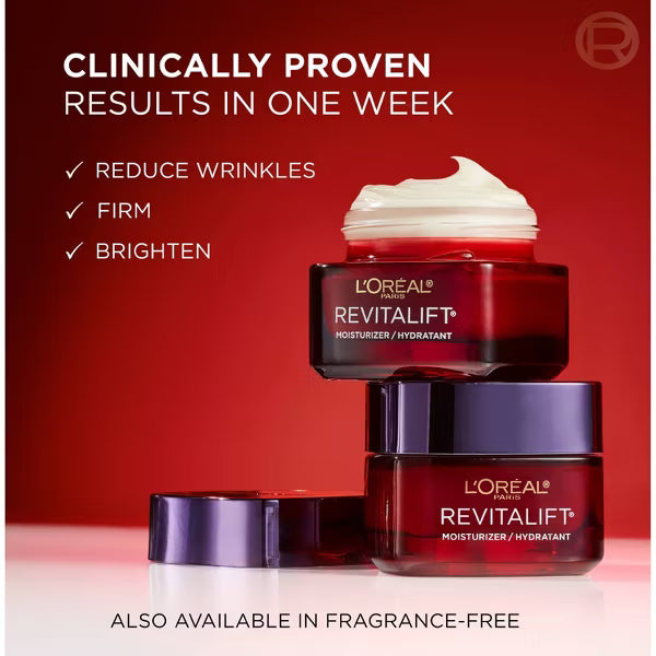 L'ORÉAL PARIS Revitalift Triple Power Face Moisturizer, Fragrance Free, 1.7 oz.-071249396339-LR-334744-5-LR eShop
