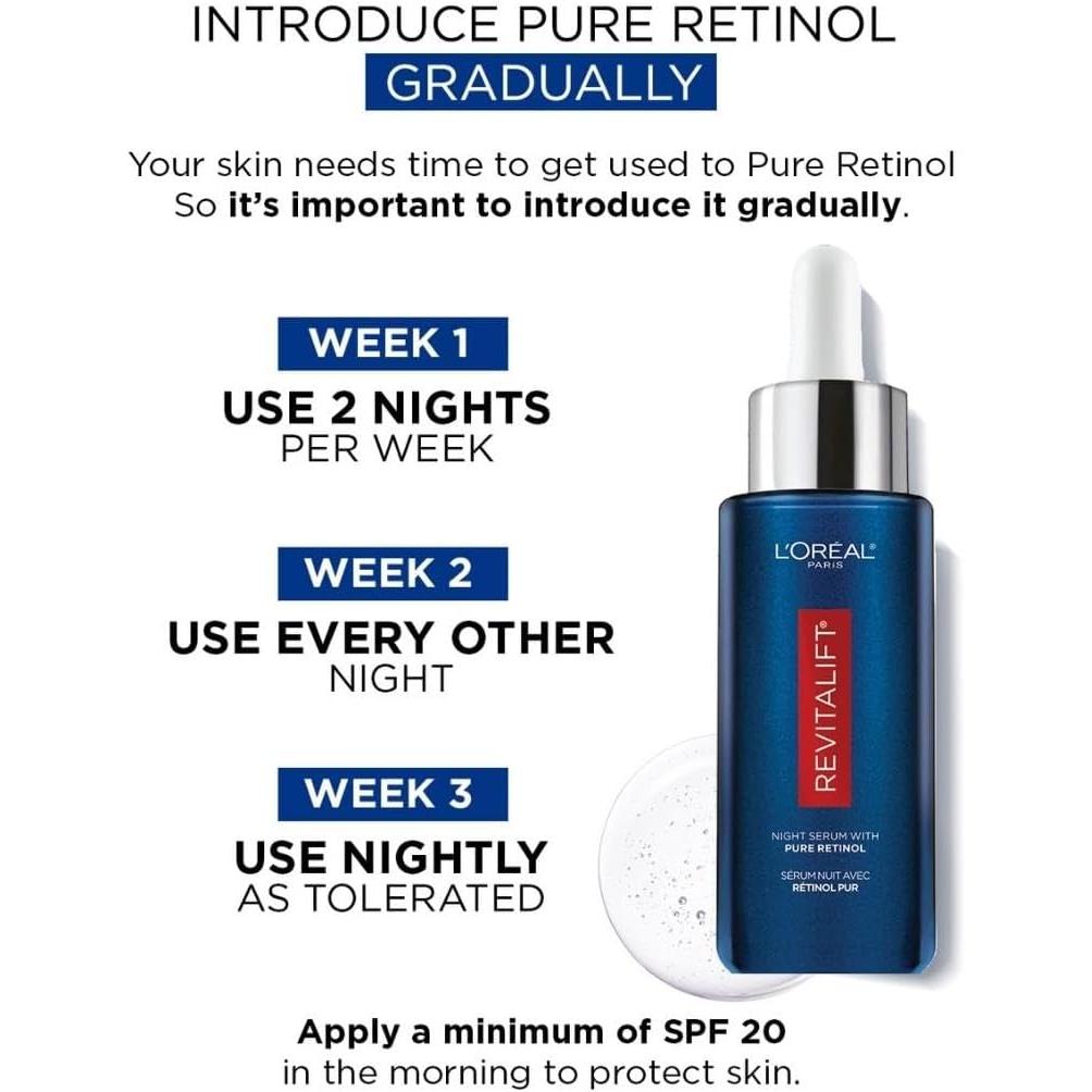 L'ORÉAL PARIS Revitalift Triple Power LZR Pure Retinol Night Serum, 1 fl oz-071249419182-LR-338719-5-LR eShop