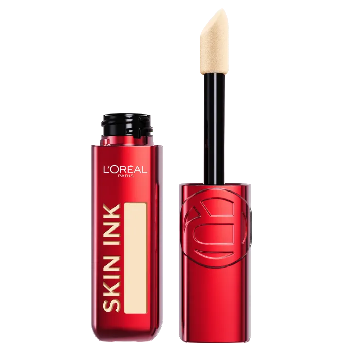 L'ORÉAL PARIS Skin Ink Longwear 2-in-1 Foundation Concealer, 040 Warm, 0.5 fl oz-071249700471-LR-358165-1-LR eShop