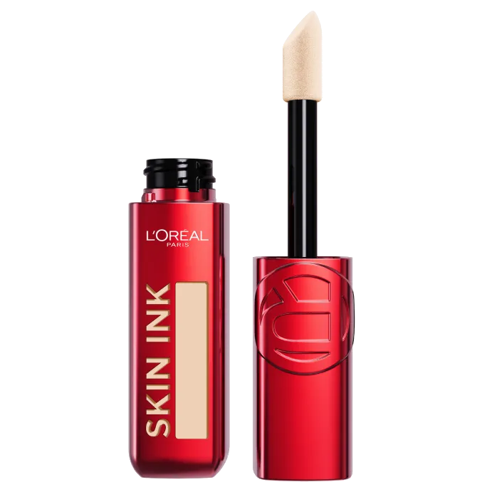 L'ORÉAL PARIS Skin Ink Longwear 2-in-1 Foundation Concealer, 080 Warm, 0.5 fl oz-071249700495-LR-358167-1-LR eShop