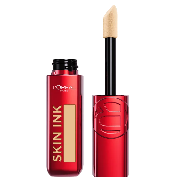 L'ORÉAL PARIS Skin Ink Longwear 2-in-1 Foundation Concealer, 180 Cool, 0.5 fl oz-071249700532-LR-358171-1-LR eShop