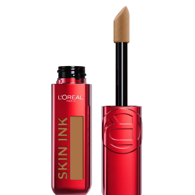 L'ORÉAL PARIS Skin Ink Longwear 2-in-1 Foundation Concealer, 375 Warm, 0.5 fl oz-071249700600-LR-358177-1-LR eShop