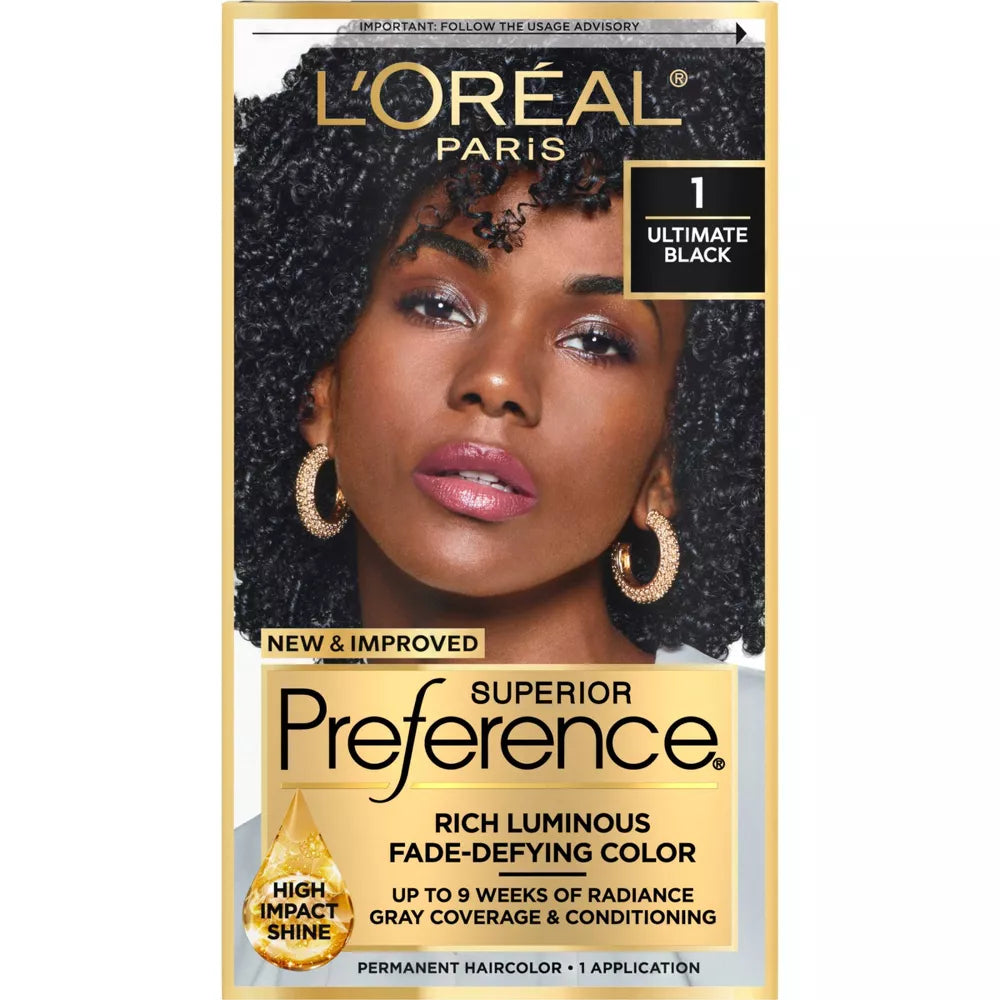 L'ORÉAL PARIS Superior Preference Fade-Defying Color + Shine System - 1 Ultimate Black-071249154946-LR-361716-1-LR eShop