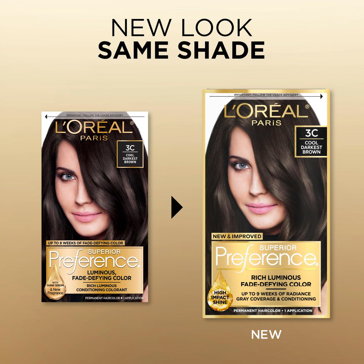 L'ORÉAL PARIS Superior Preference Fade-Defying Color + Shine System - 3C Cool Darkest Brown-071249329214-LR-361748-4-LR eShop