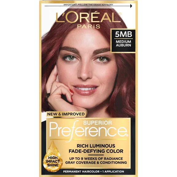 L'ORÉAL PARIS Superior Preference Fade-Defying Color + Shine System - 5MB Medium Auburn-071249253090-LR-224025-1-LR eShop
