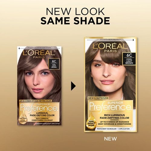 L'ORÉAL PARIS Superior Preference Fade-Defying Color + Shine System - 6C Cool Light Brown-071249329245-LR-361750-2-LR eShop
