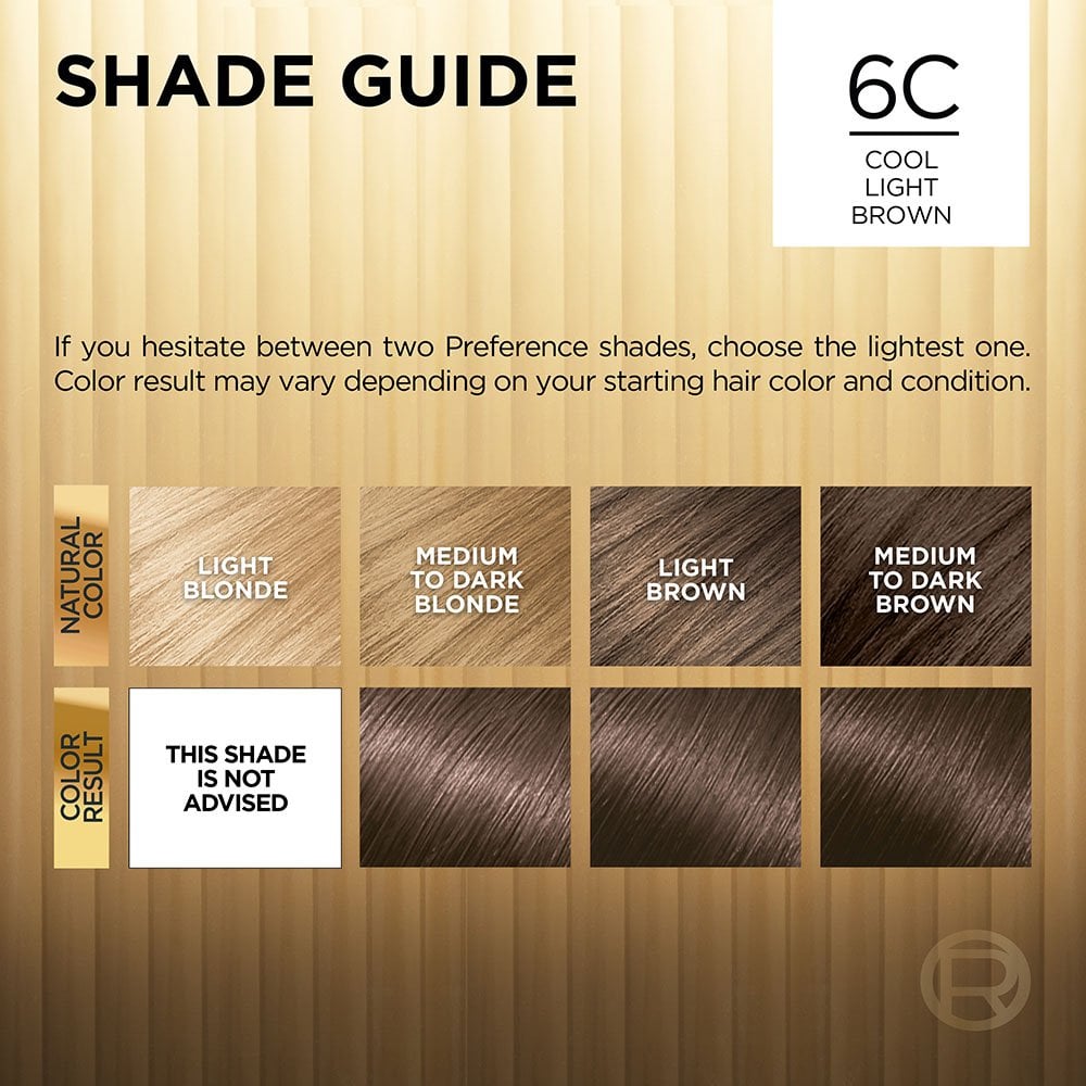 L'ORÉAL PARIS Superior Preference Fade-Defying Color + Shine System - 6C Cool Light Brown-071249329245-LR-361750-5-LR eShop