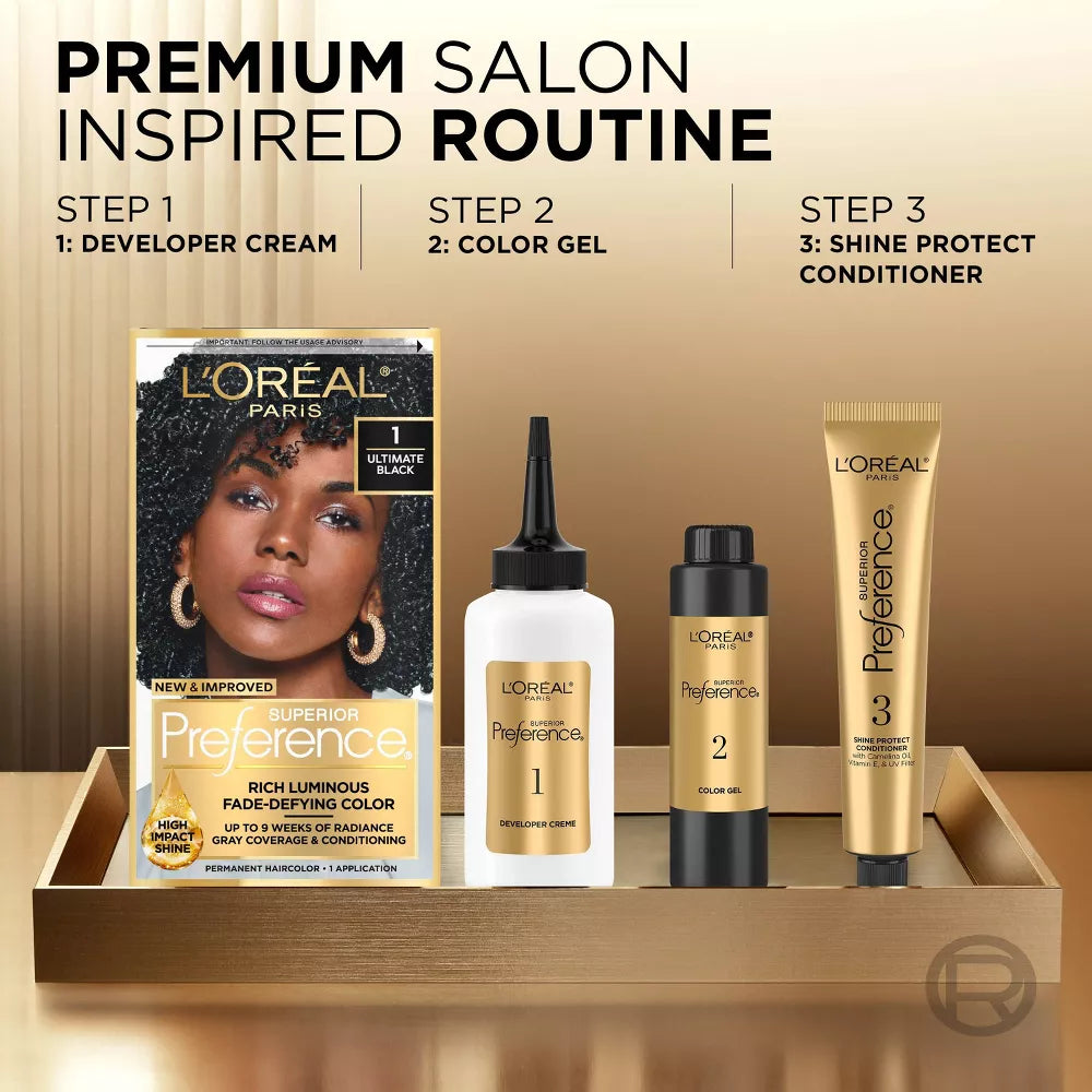 L'ORÉAL PARIS Superior Preference Fade-Defying Color + Shine System - 7A Dark Ash Blonde-071249253151-LR-251831-3-LR eShop