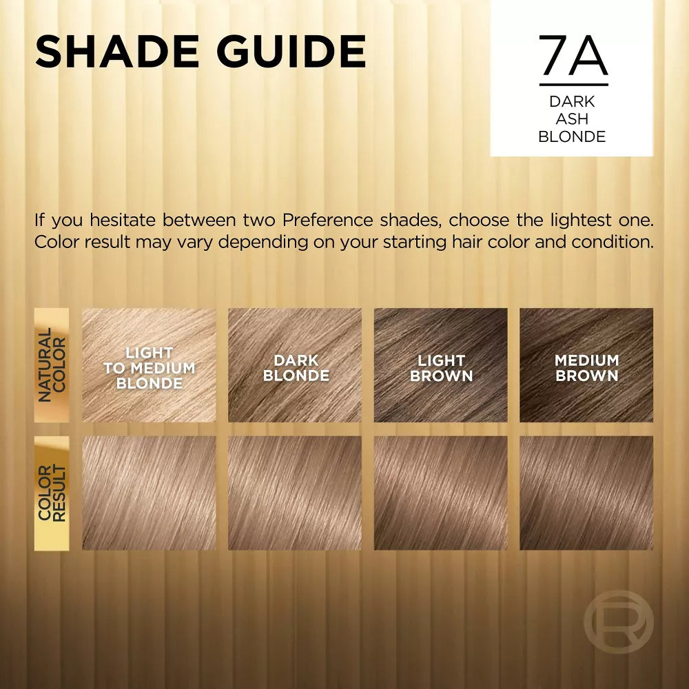 L'ORÉAL PARIS Superior Preference Fade-Defying Color + Shine System - 7A Dark Ash Blonde-071249253151-LR-251831-6-LR eShop