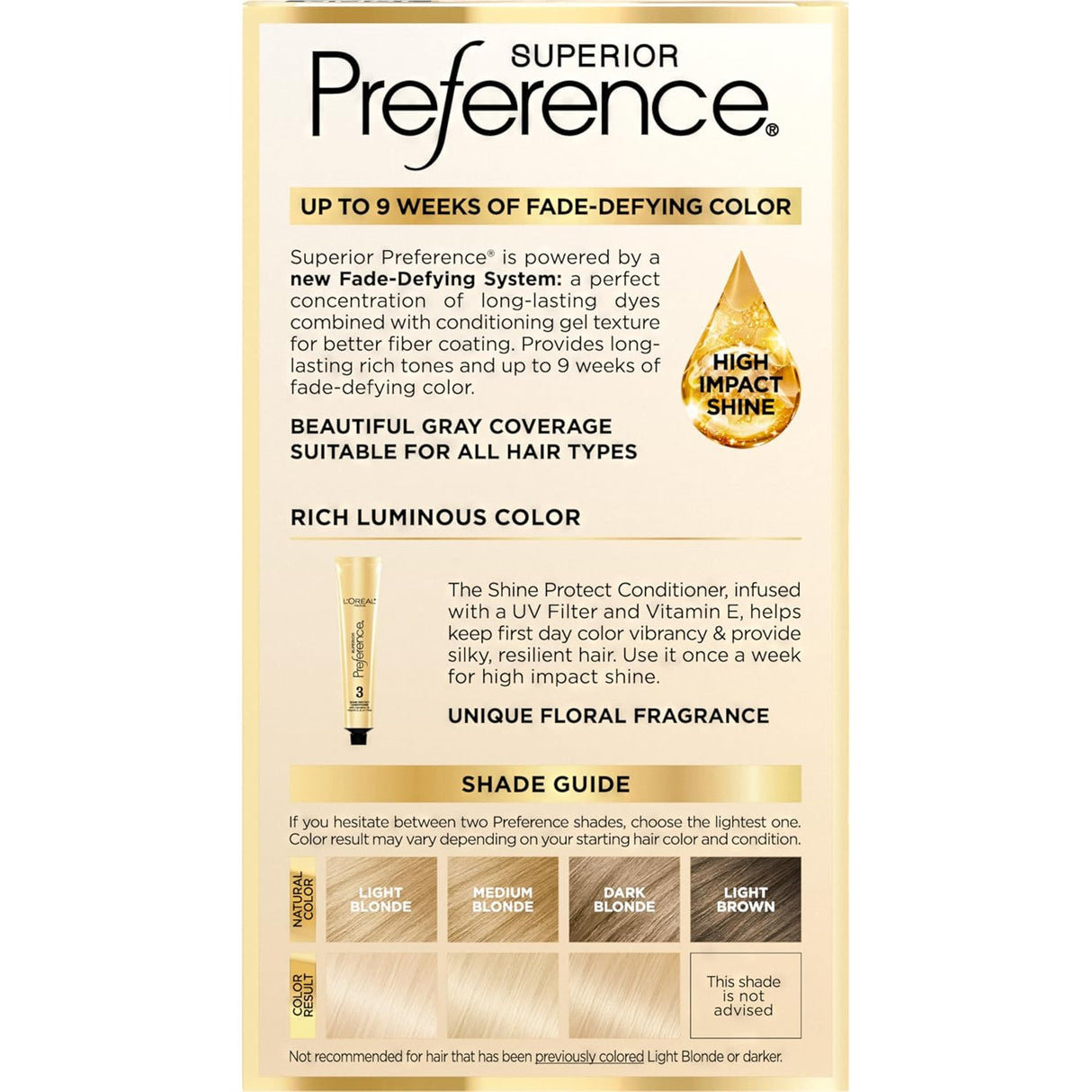 L'ORÉAL PARIS Superior Preference Permanent Hair Color, 10NB Ultimate Natural Blonde, 6.5 fl. oz.-071249253342-LR-361740-10-LR eShop