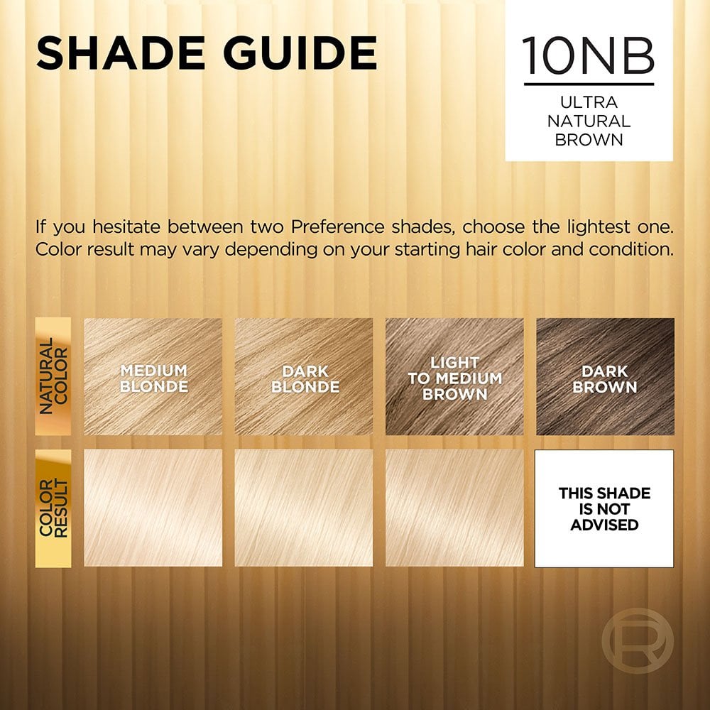 L'ORÉAL PARIS Superior Preference Permanent Hair Color, 10NB Ultimate Natural Blonde, 6.5 fl. oz.-071249253342-LR-361740-2-LR eShop