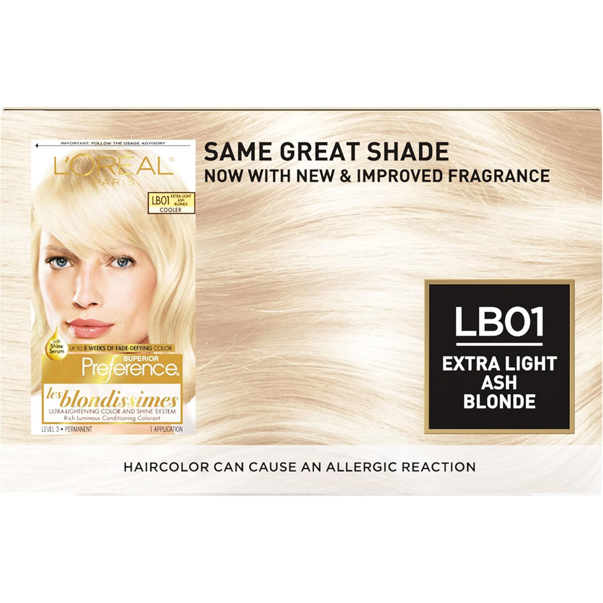 L'ORÉAL PARIS Superior Preference Permanent Hair Color, LB01 Extra Light Ash Blonde, 6.5 fl. oz.-071249253618-LR-224027-2-LR eShop