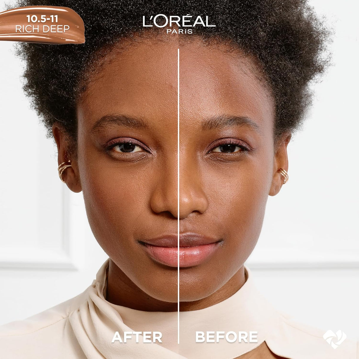 L'ORÉAL PARIS True Match Hyaluronic Tinted Serum Foundation Skincare Hybrid, 10.5-11 Rich Deep, 1 fl oz-071249647059-LR-340455-3-LR eShop