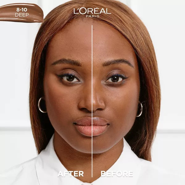 L'ORÉAL PARIS True Match Hyaluronic Tinted Serum Foundation Skincare Hybrid, 8-10 Deep, 1 fl oz-071249635988-LR-340450-3-LR eShop