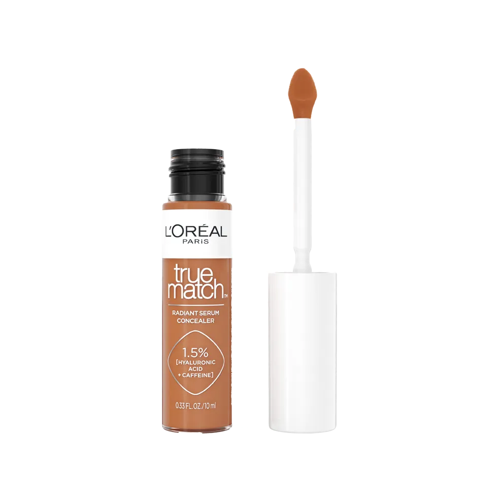 L'ORÉAL PARIS True Match Radiant Serum Concealer with Hyaluronic Acid, C8 Medium Deep, 0.33 fl oz-071249684825-LR-351849-1-LR eShop