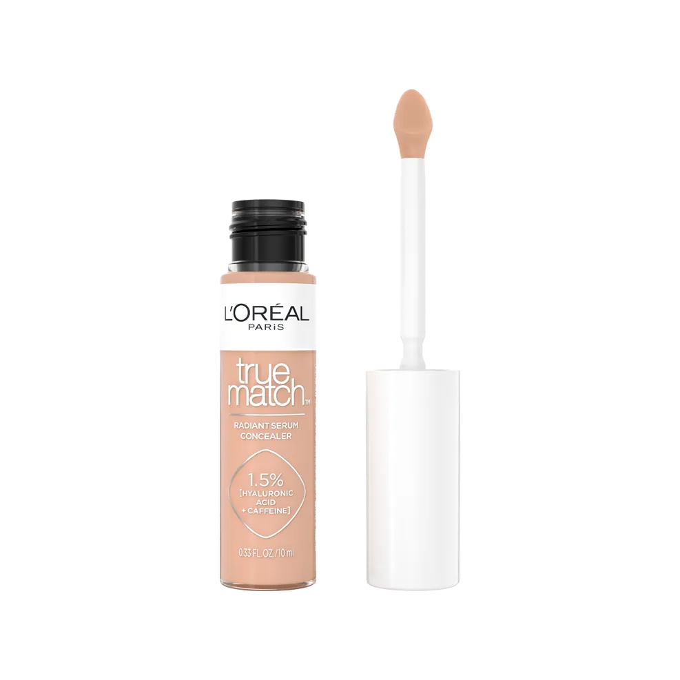 L'ORÉAL PARIS True Match Radiant Serum Concealer with Hyaluronic Acid, N6.5 Medium, 0.33 fl oz-071249684863-LR-351866-1-LR eShop