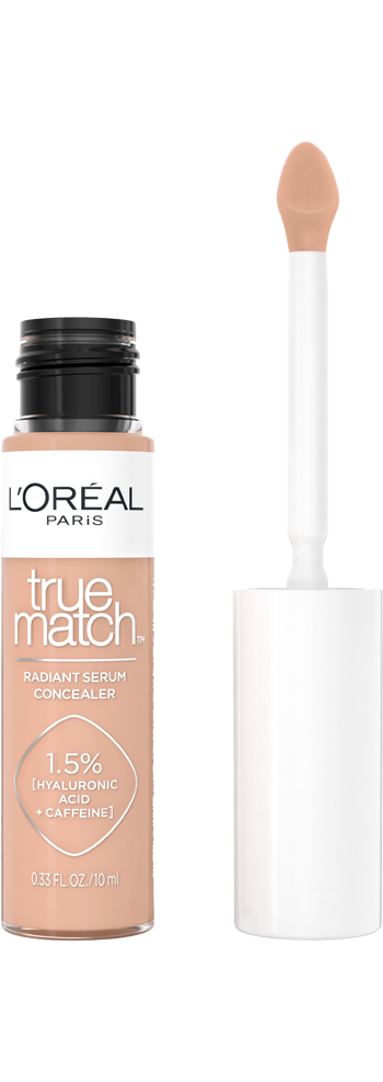 L'ORÉAL PARIS True Match Radiant Serum Concealer with Hyaluronic Acid, N6.5 Medium, 0.33 fl oz-071249684863-LR-351866-1-LR eShop