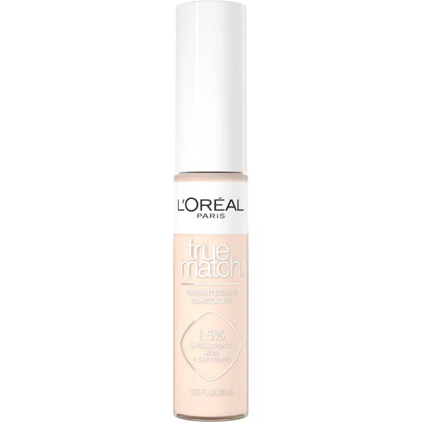 L'ORÉAL PARIS True Match Radiant Serum Concealer with Hyaluronic Acid, W1 Light, 0.33 fl oz-071249684993-LR-351832-4-LR eShop