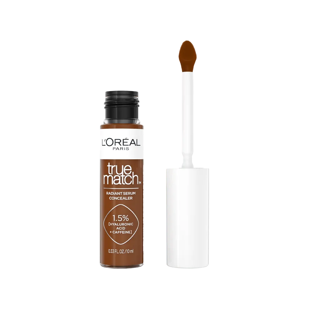 L'ORÉAL PARIS True Match Radiant Serum Concealer with Hyaluronic Acid, W10.5 Deep, 0.33 fl oz-071249684771-LR-351847-1-LR eShop
