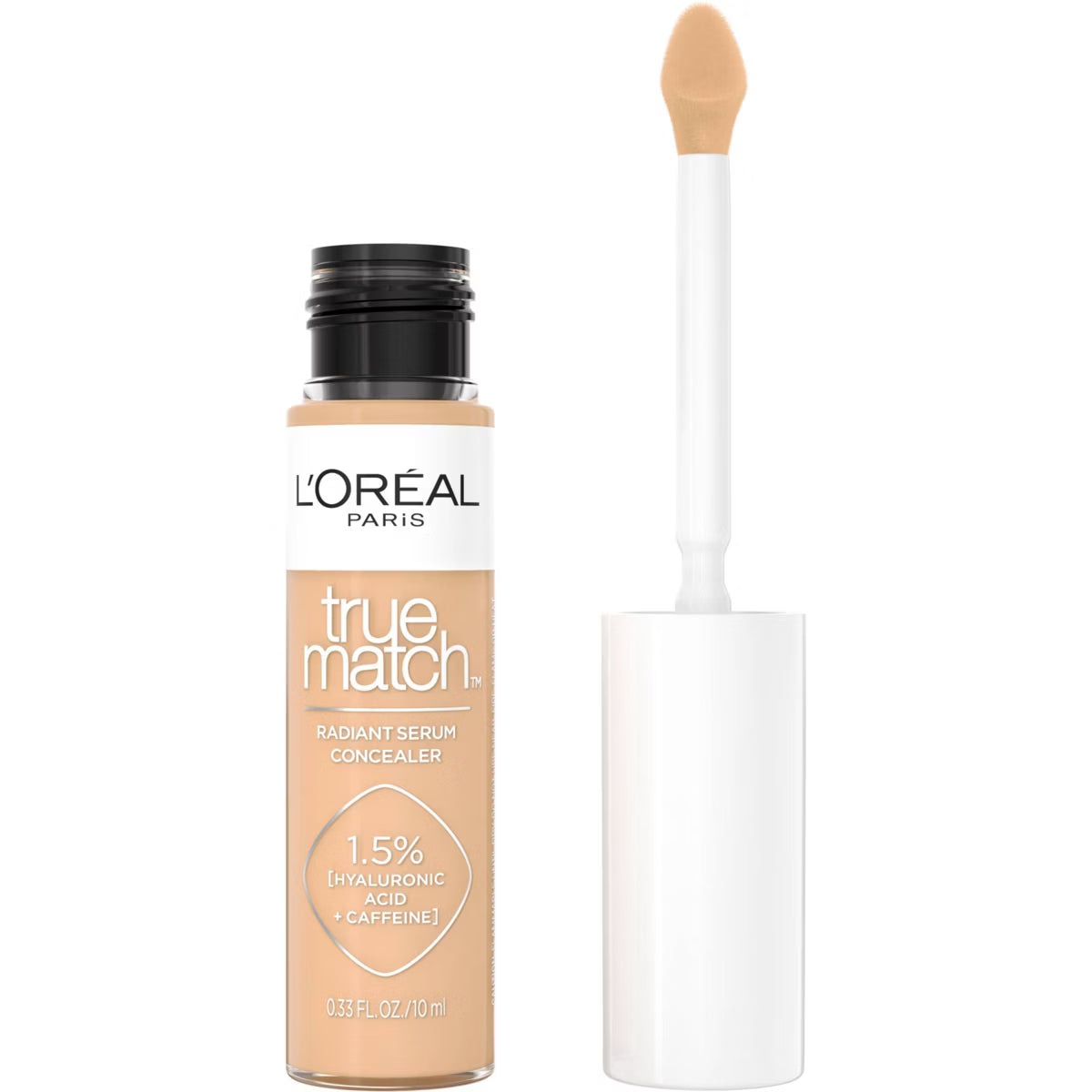 L'ORÉAL PARIS True Match Radiant Serum Concealer with Hyaluronic Acid, W6 Medium, 0.33 fl oz-071249684870-LR-351877-1-LR eShop