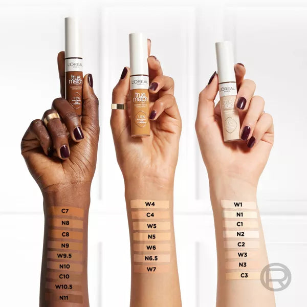 L'ORÉAL PARIS True Match Radiant Serum Concealer with Hyaluronic Acid, W6 Medium, 0.33 fl oz-071249684870-LR-351877-6-LR eShop