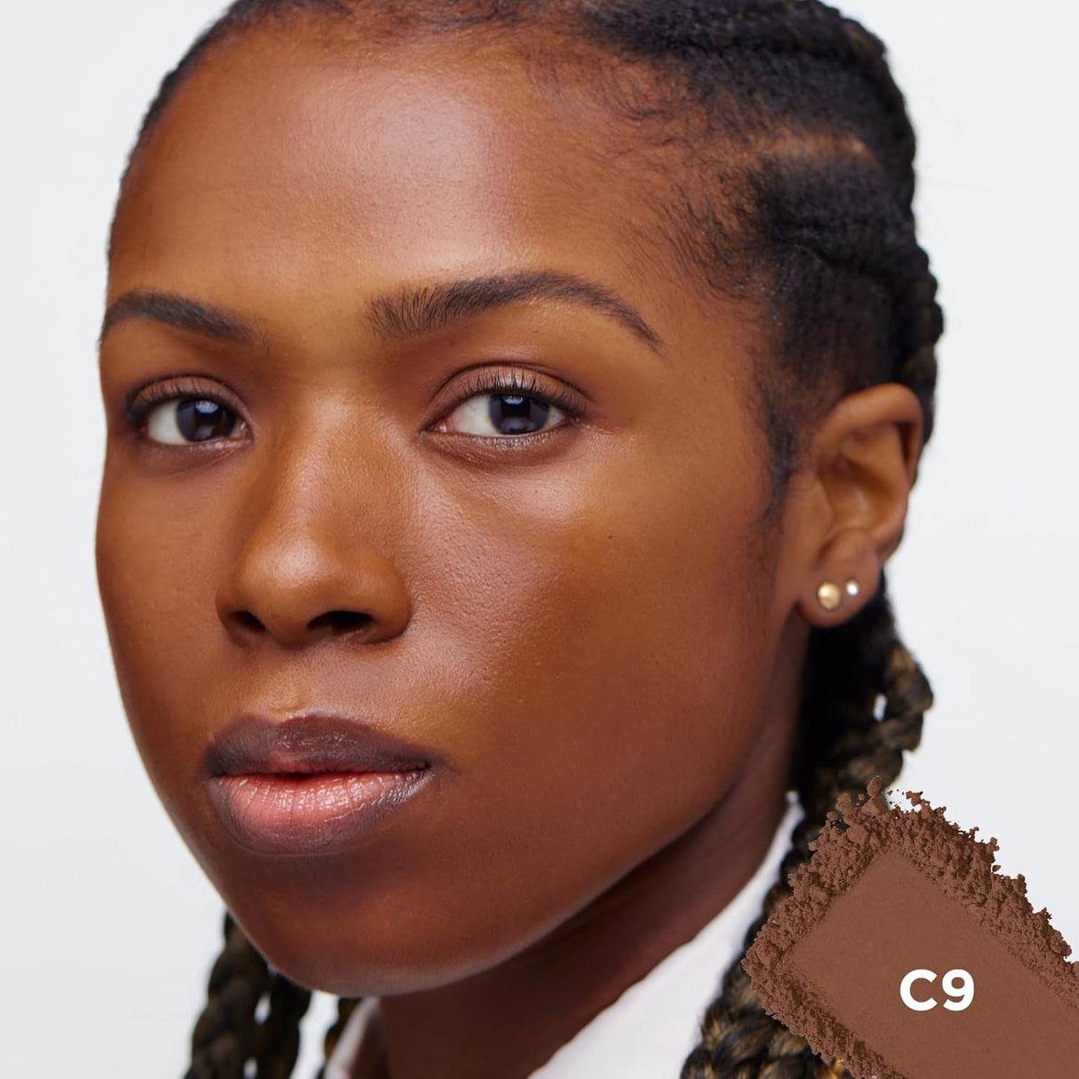 L'ORÉAL PARIS True Match Super-Blendable Oil Free Makeup Powder, C9 Deep, 0.34 oz-071249683842-LR-351836-4-LR eShop