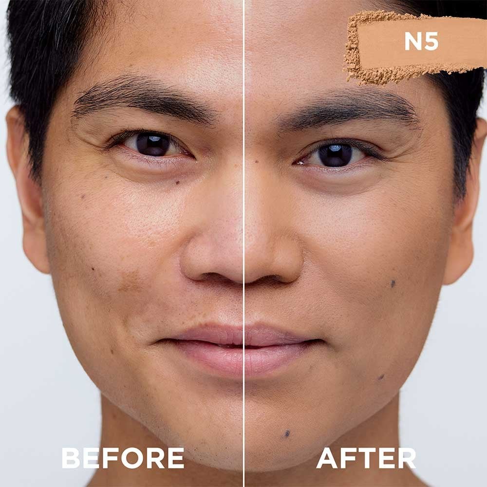 L'ORÉAL PARIS True Match Super-Blendable Oil Free Makeup Powder, N5 Medium, 0.33 oz.-071249033180-LR-167900-4-LR eShop