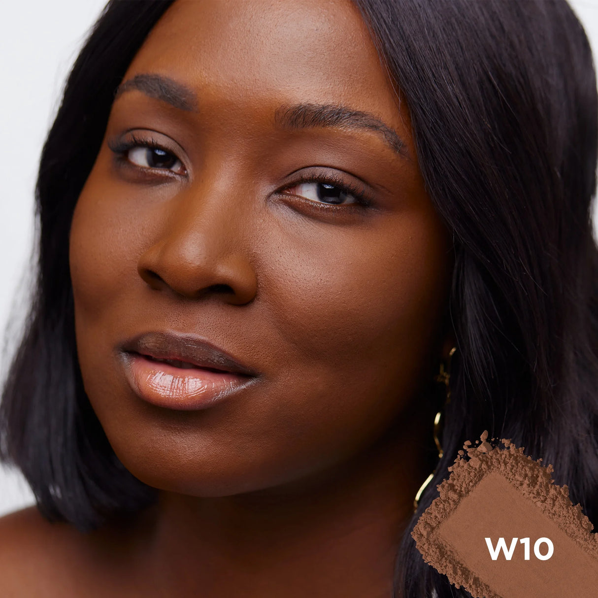 L'ORÉAL PARIS True Match Super-Blendable Oil Free Makeup Powder, W10 Deep, 0.34 oz-071249683835-LR-351864-4-LR eShop