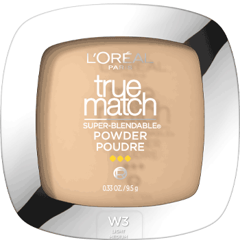 L'ORÉAL PARIS True Match Super-Blendable Oil Free Makeup Powder, W3 Light Medium, 0.33 oz.-071249016435-LR-167890-1-LR eShop