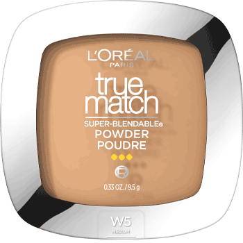 L'ORÉAL PARIS True Match Super-Blendable Oil Free Makeup Powder, W5 Medium, 0.33 oz.-071249016459-LR-167892-1-LR eShop