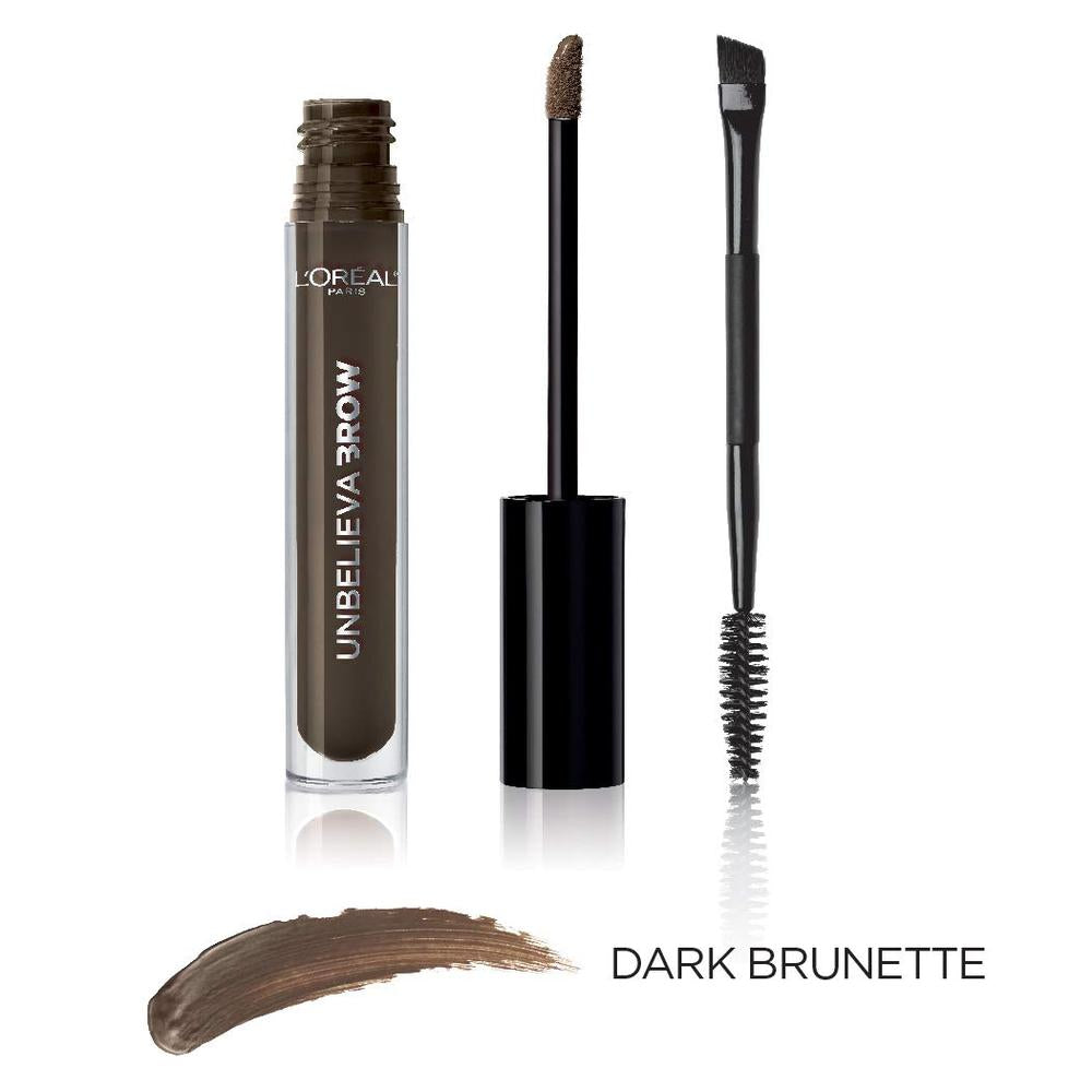 L'ORÉAL PARIS Unbelieva-Brow Longwear Waterproof Tinted Brow Gel, 575 Dark Brunette, 0.15 fl. oz.-071249376416-LR-323191-3-LR eShop