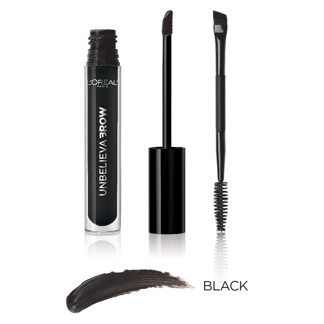 L'ORÉAL PARIS Unbelieva-Brow Longwear Waterproof Tinted Brow Gel, 580 Black, 0.15 fl. oz.-071249385074-LR-327204-3-LR eShop