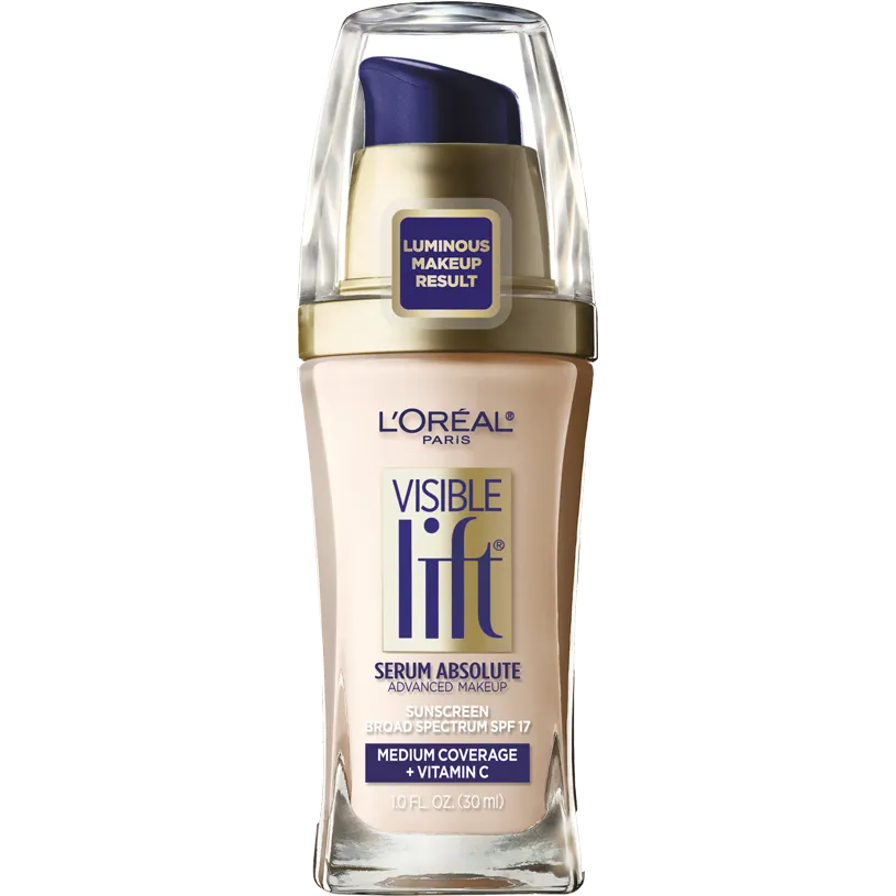 L'ORÉAL PARIS Visible Lift Serum Absolute Lightweight Foundation, 143 Soft Ivory, 1 oz-071249178973-LR-212023-1-LR eShop