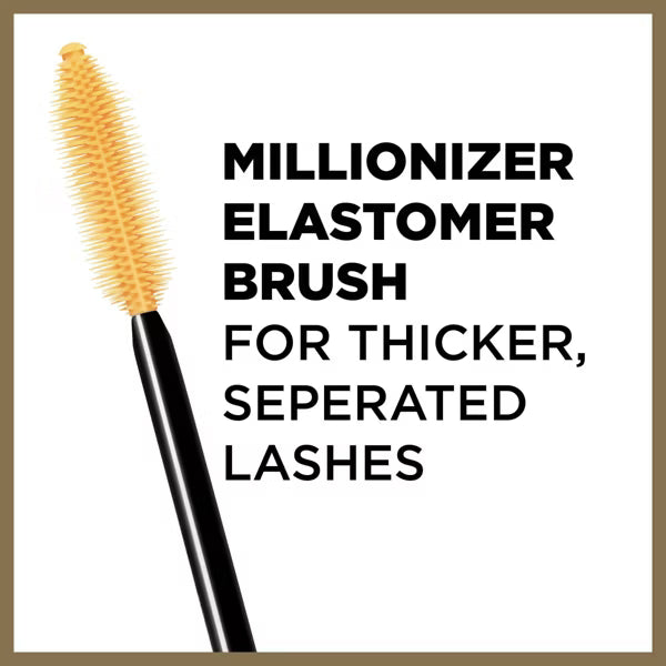 L'ORÉAL PARIS Voluminous Million Lashes Waterproof Mascara, 630 Black Waterproof, 0.32 fl. oz.-071249195499-LR-219015-5-LR eShop