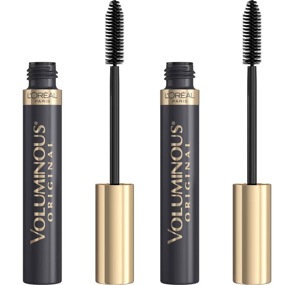 L'ORÉAL PARIS Voluminous Original Washable Bold Eye Mascara, 310 Blackest Black, 0.56 fl. oz., 2 count-071249345450-LR-338305-1-LR eShop